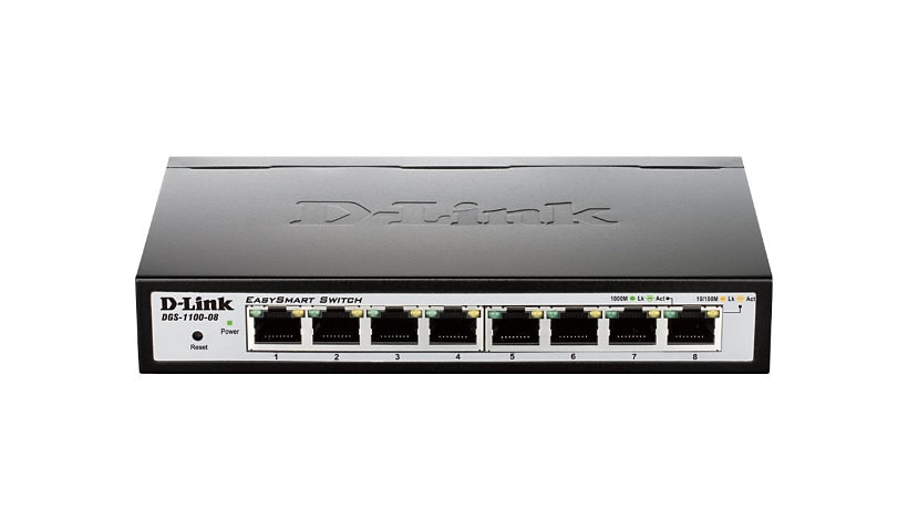 D-Link EasySmart Switch DGS-1100-08 - switch - 8 ports - managed