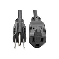 Tripp Lite Computer Power Extension Cord 10A 18AWG 5-15P to 5-15R Black 25'
