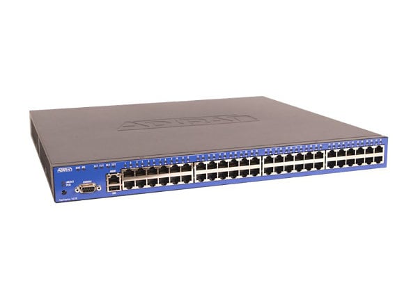 ADTRAN NetVanta 1638P - switch - 48 ports - managed - rack-mountable
