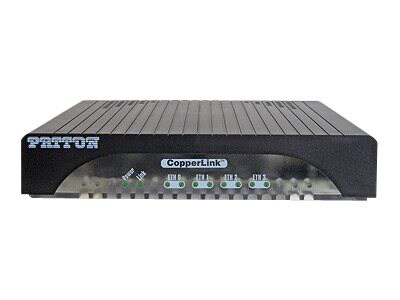 Patton CopperLink 1314/EUI-2PK (Local and Remote units) - short-haul modem - 10Mb LAN, 100Mb LAN