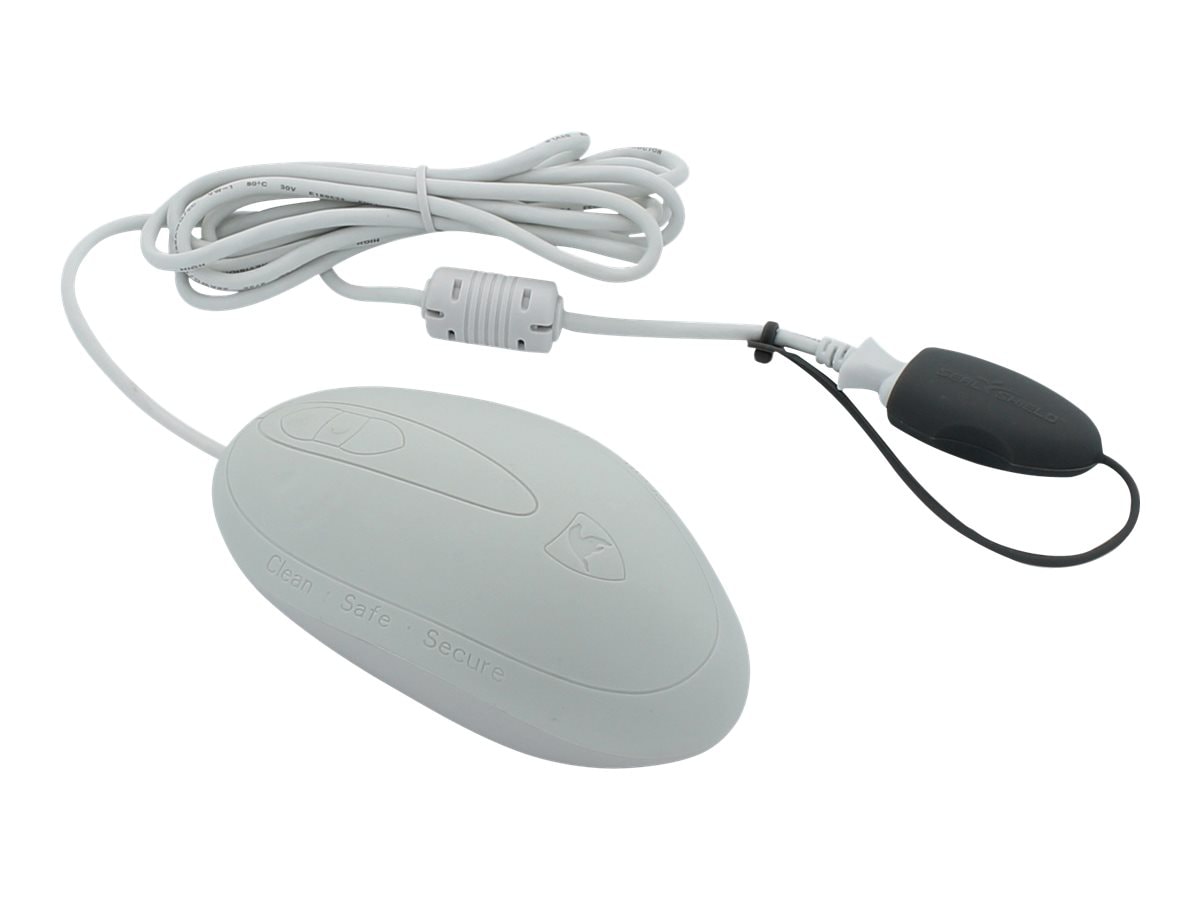 Seal Shield Waterproof - mouse - PS/2, USB - white