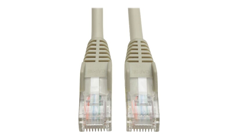 Eaton Tripp Lite Series Cat5e 350 MHz Snagless Molded (UTP) Ethernet Cable (RJ45 M/M), PoE - Gray, 30 ft. (9.14 m) -