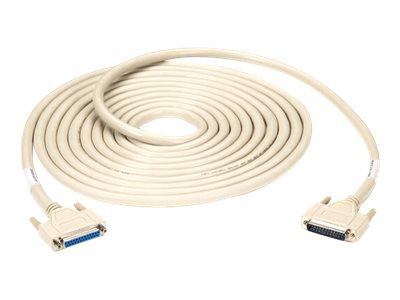 Black Box ED/Q with Molded Hoods - serial / parallel cable - DB-25 to DB-25 - 75 ft