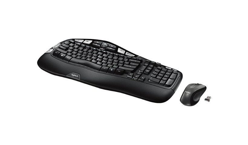 Logitech Wireless Wave Combo MK550 - keyboard and mouse set - English