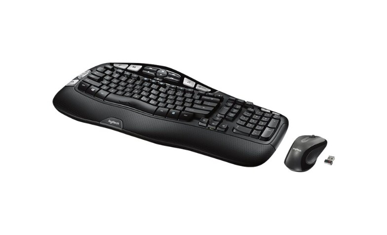 Logitech Wireless Wave Combo MK550 with Keyboard and Laser Mouse Black 