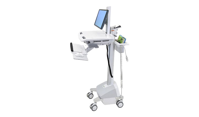 Ergotron StyleView EMR Cart with LCD Pivot, LiFe Powered - cart - for LCD d