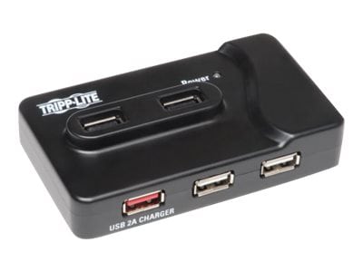 Tripp Lite 6-Port USB 3.0 Hub SuperSpeed 2x USB 3.0 4x USB 2.0 with 1 Charging Port - hub - 6 ports