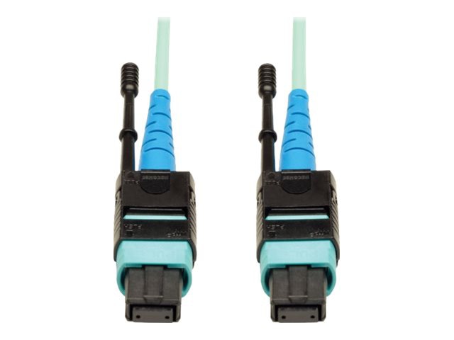 Eaton Tripp Lite Series MTP/MPO Patch Cable with Push/Pull Tab Connectors, 100GBASE-SR10, CXP, 24 Fiber, 100Gb OM3