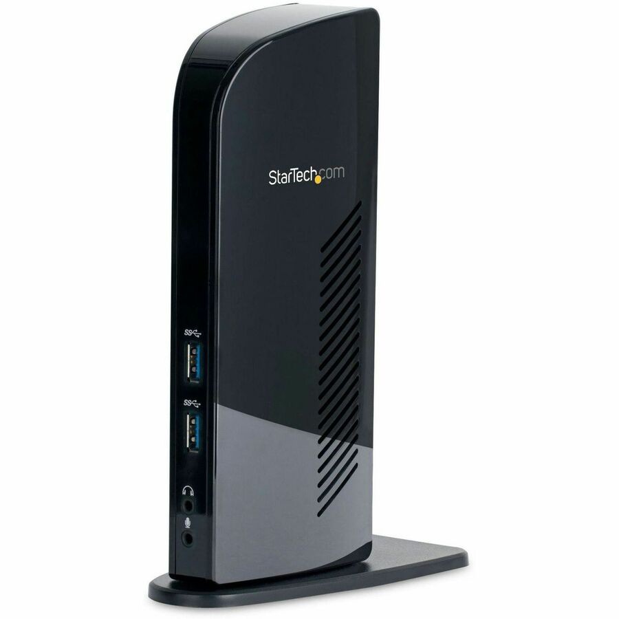 StarTech.com Dual Monitor USB 3.0 Laptop Docking Station, HDMI/DVI/VGA Dock, USB Docking Station, TAA