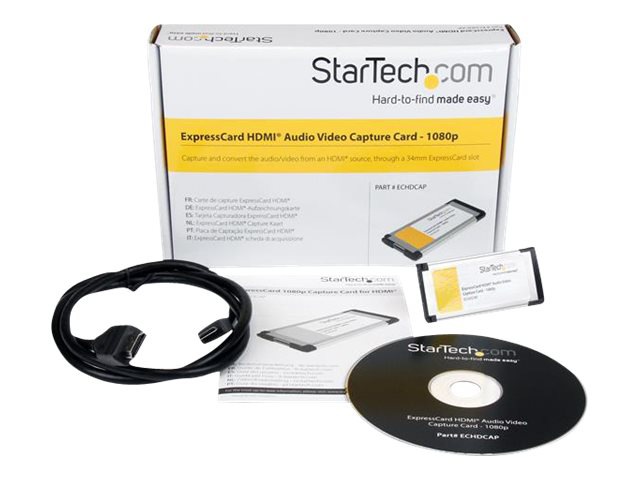 Thumbnail 2 of 6 for StarTech.com HDMI® to ExpressCard HD Video Capture Card Adapter 1080p
