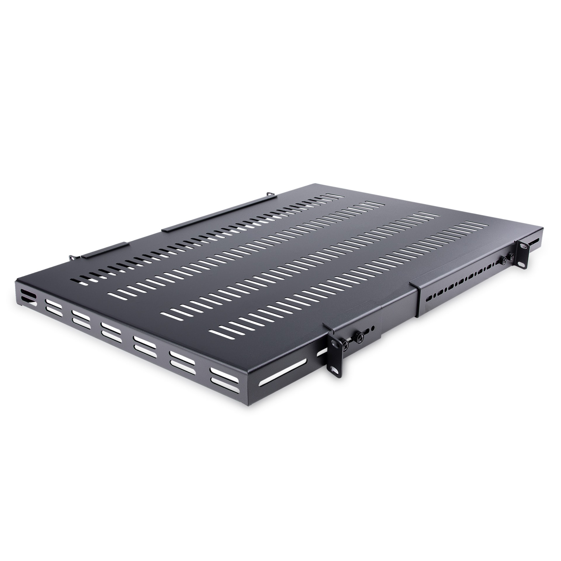 StarTech.com 1U 4-Post 19.5 to 38in Adjustable Mounting Depth Vented Rack M
