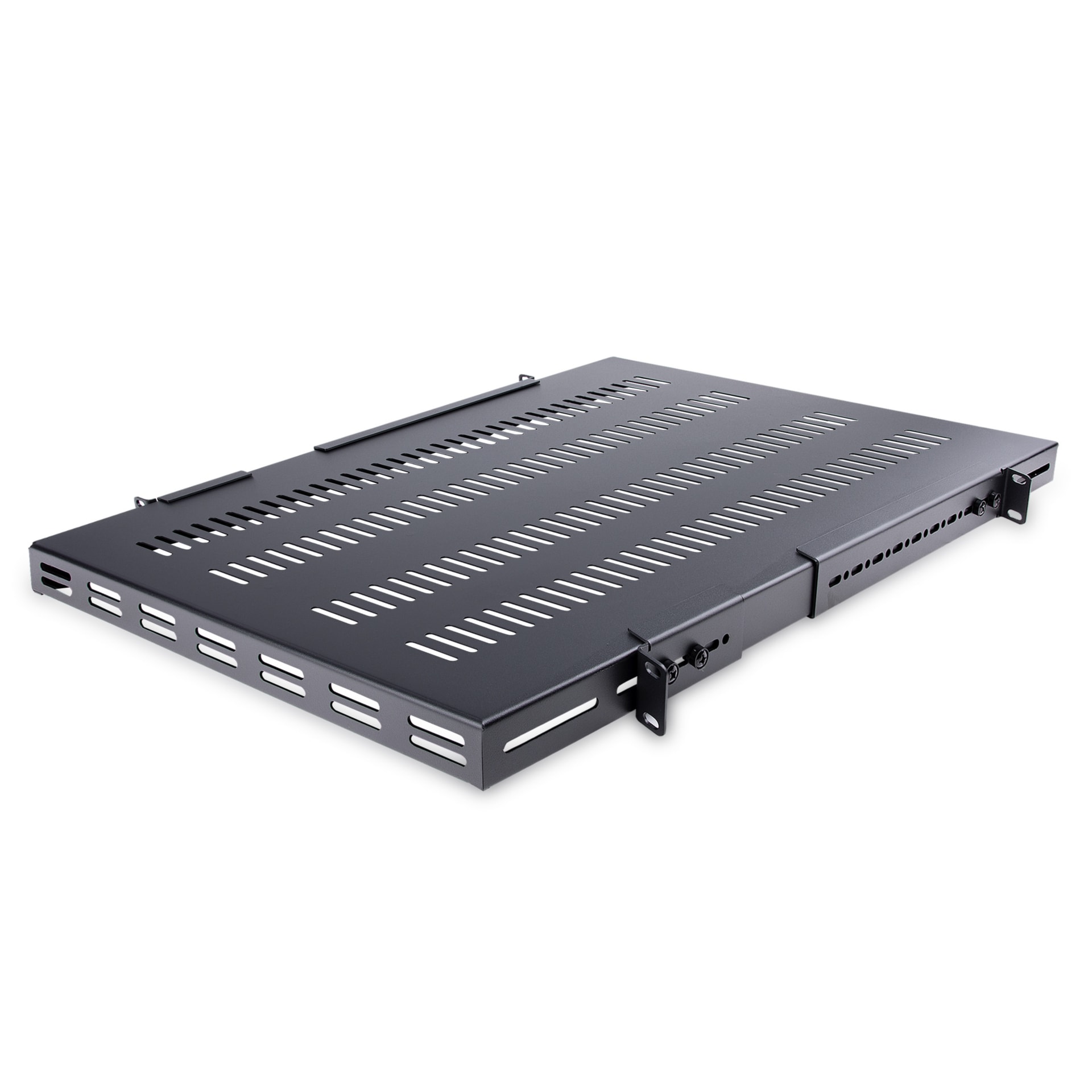 StarTech.com 1U 4-Post Adjustable Vented Server Rack Mount Shelf