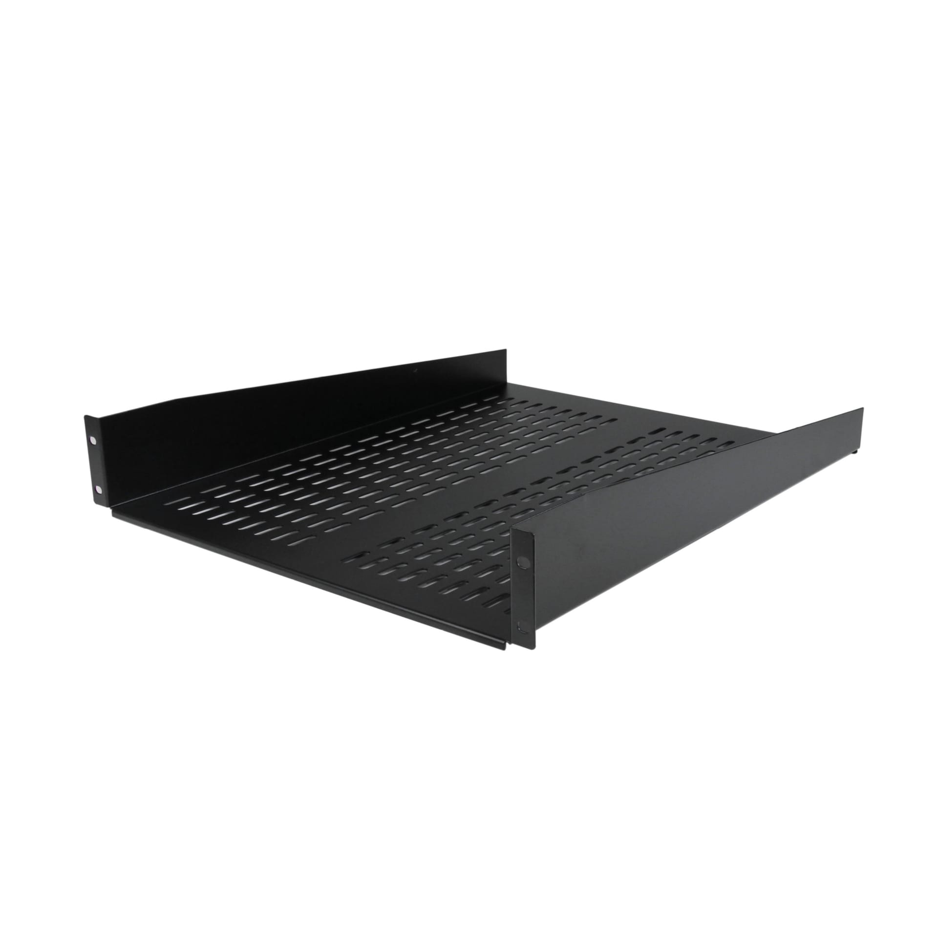 StarTech.com 2U 19" Vented Server Rack Cabinet Shelf - Fixed 22in Deep Cantilever Tray w/Cage Nuts