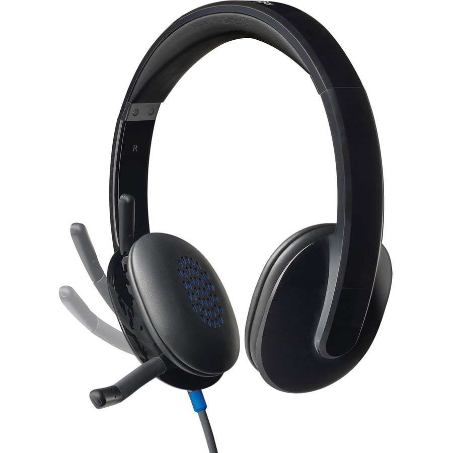 Logitech USB Headset H540 - headset - 981-000510 - Wired Headsets 