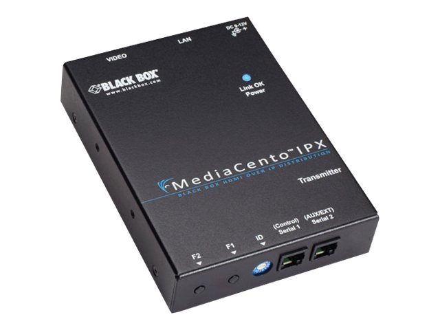 Black Box MediaCento IPX PoE Multicast Transmitter - video/audio extender -
