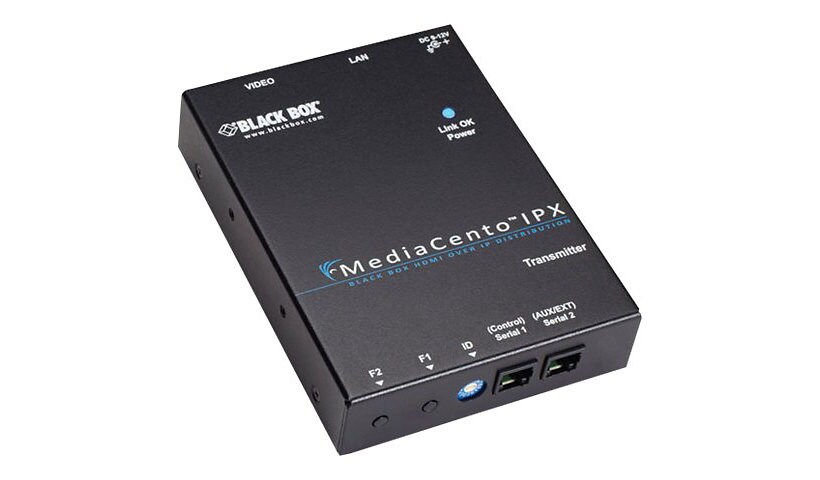 Black Box MediaCento IPX PoE Multicast Transmitter - video/audio extender -