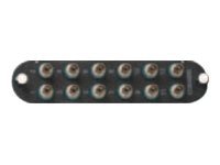 CORNING 12 PORT PANEL ST MM LOADED