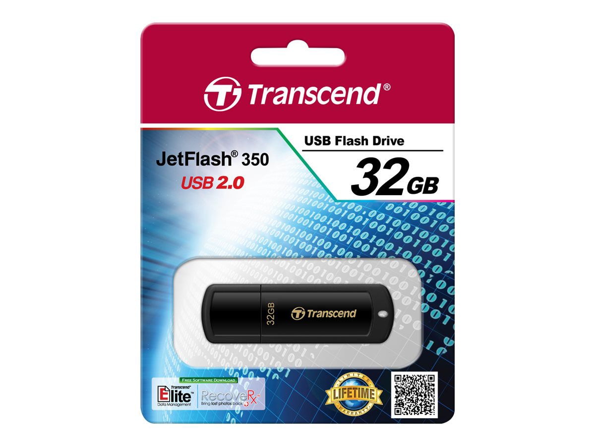 Thumbnail 5 of 5 for Transcend JetFlash 350 - USB flash drive - 32 GB