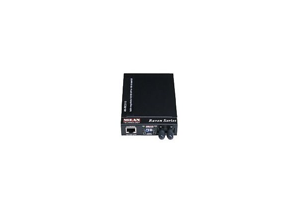 MiLAN Raven Series MIL-RC6113LX-V2 - fiber media converter - Ethernet, Fast Ethernet, Gigabit Ethernet