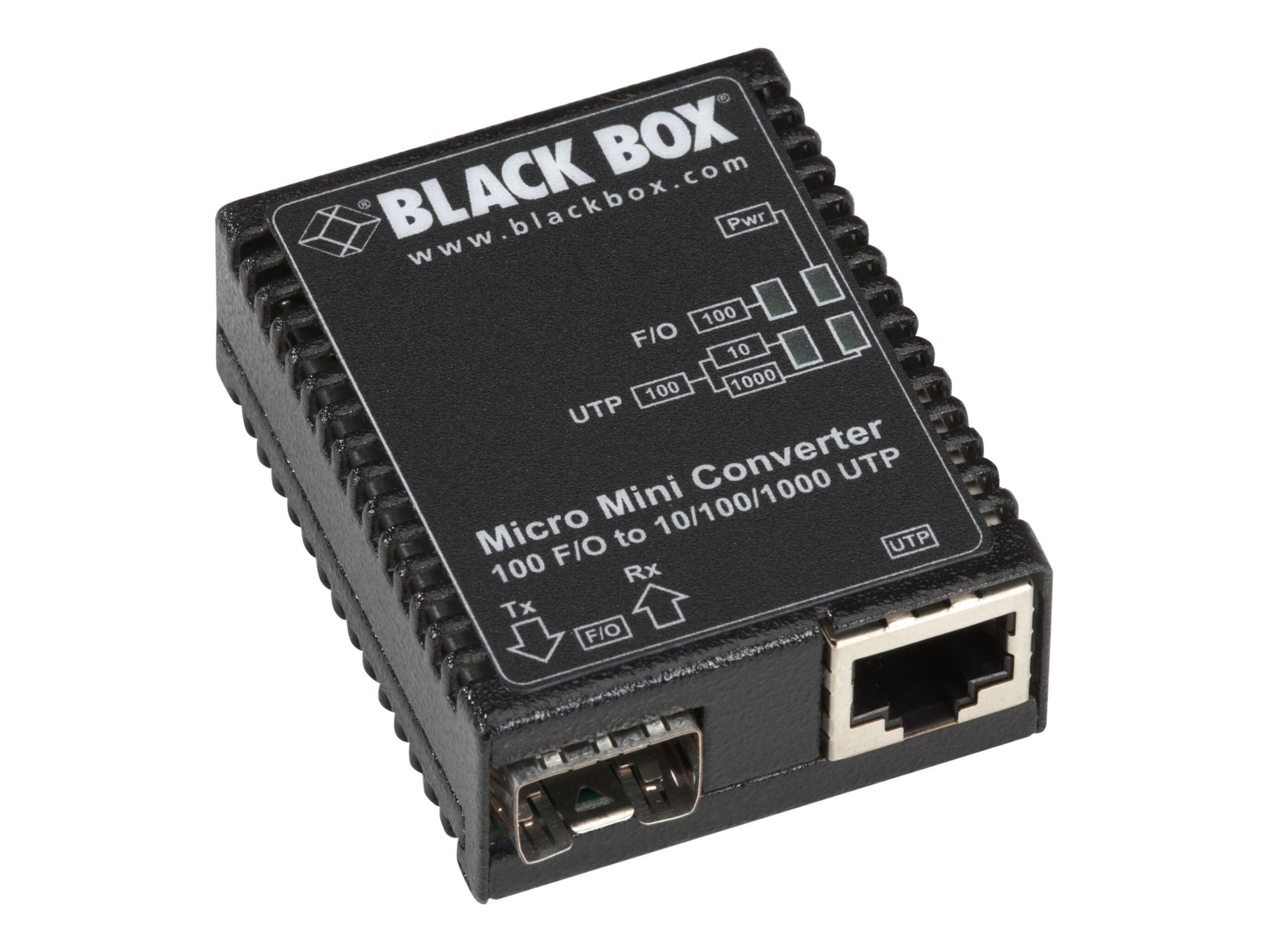 Black Box Micro Mini Media Converter - fiber media converter - 10Mb LAN, 10