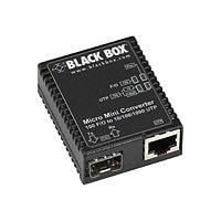 Black Box Micro Mini Media Converter - fiber media converter - 10Mb LAN, 10