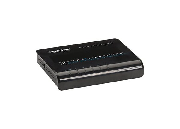 Black Box Pure Networking 10/100 Ethernet Switch - switch - 5 ports - desktop