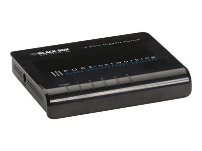 Black Box Pure Networking Gigabit Ethernet Switch - switch - 5 ports
