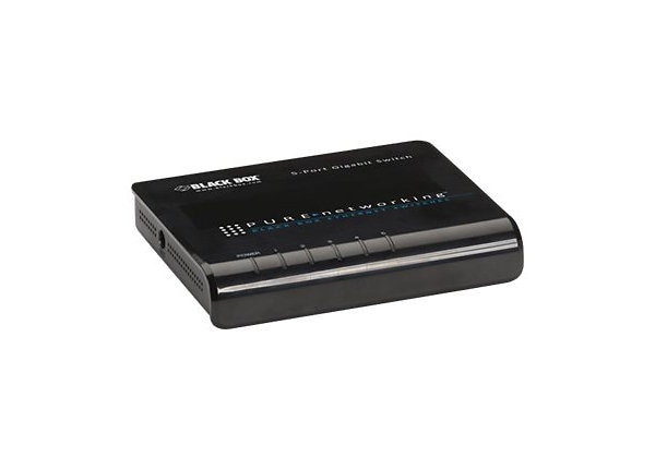 Black Box Pure Networking Gigabit Ethernet Switch - switch - 5 ports
