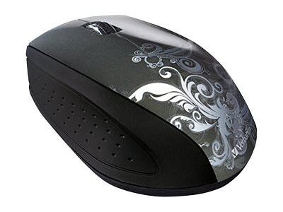 Verbatim Wireless Optical Design Mouse - mouse - 2.4 GHz - graphite