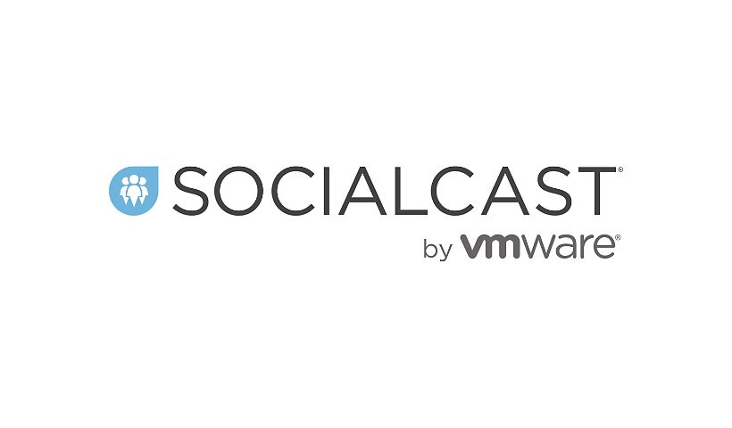 Socialcast On Premise platform - subscription license (1 year) + 1 Year VMw