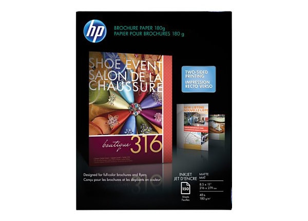 HP Inkjet Brochure Paper - paper - 150 sheet(s)