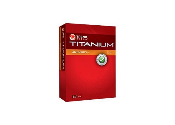 Trend Micro Titanium AntiVirus Plus 2012 - box pack ( 1 year )