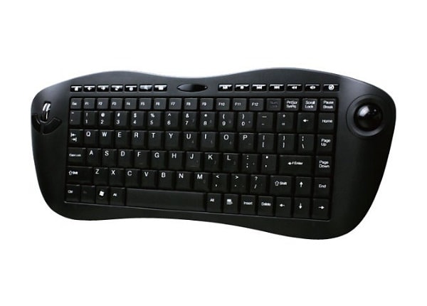 Adesso Wireless Mini Trackball Keyboard WKB-3000U - keyboard