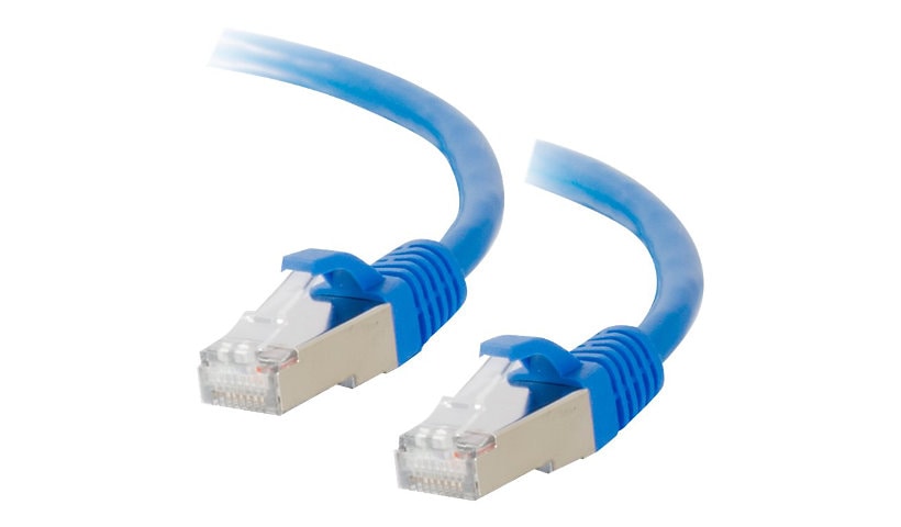 C2G 75ft Cat5e Snagless Shielded (STP) Ethernet Cable - Cat5e Network Patch Cable - PoE - Blue