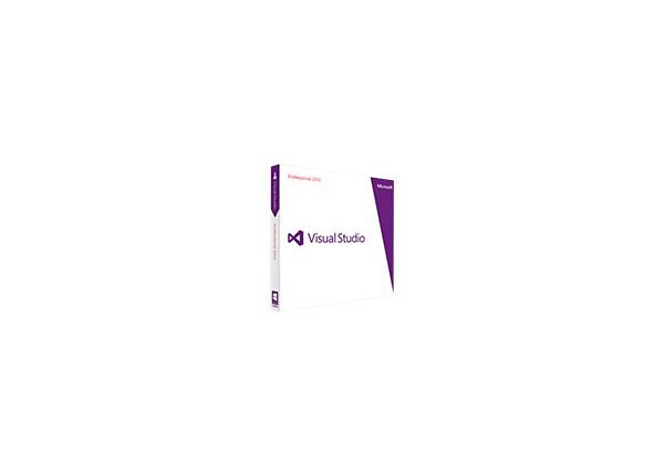 Microsoft Visual Studio Professional 2012 - license