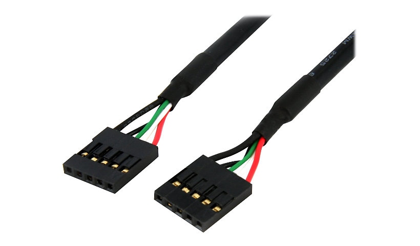 StarTech.com 24in Internal 5 pin USB IDC Motherboard Header Cable F/F - USB cable - 5 pin IDC (F) to 5 pin IDC (F) - USB