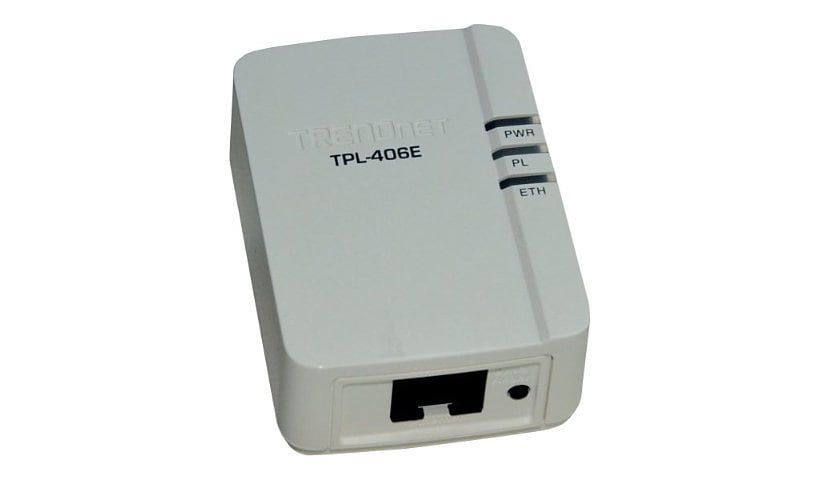 TRENDnet TPL-406E2K - powerline adapter - wall-pluggable