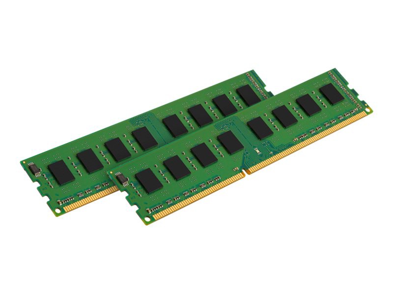 Kingston ValueRAM - DDR3 - kit - 8 GB: 2 x 4 GB - DIMM 240-pin - 1600 MHz / PC3-12800 - unbuffered