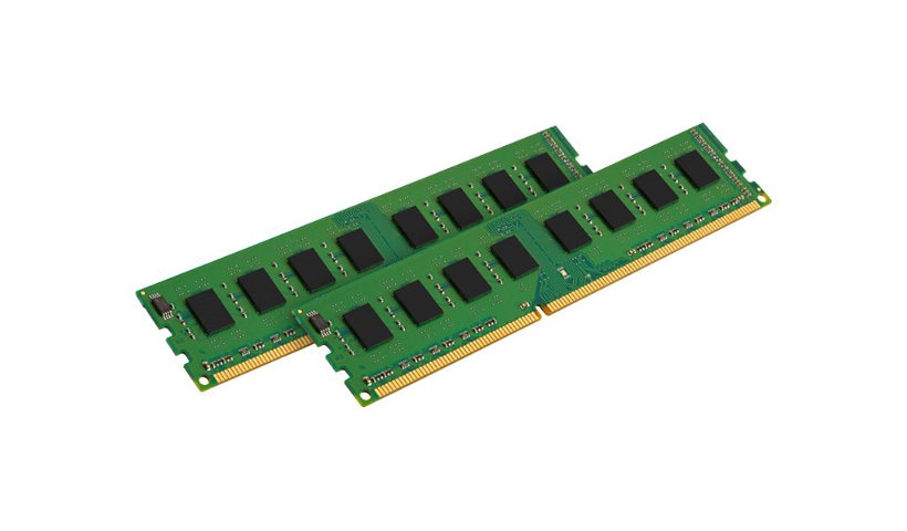 Kingston ValueRAM - DDR3 - kit - 8 GB: 2 x 4 GB - DIMM 240-pin - 1600 MHz /