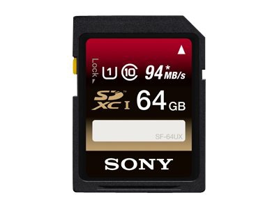 Sony SF64UX/TQ - flash memory card - 64 GB - SDXC UHS-I