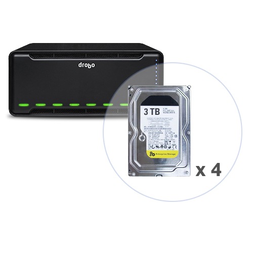 Drobo B800i - 8-bay - 12TB - iSCSI SAN Storage Array for Business