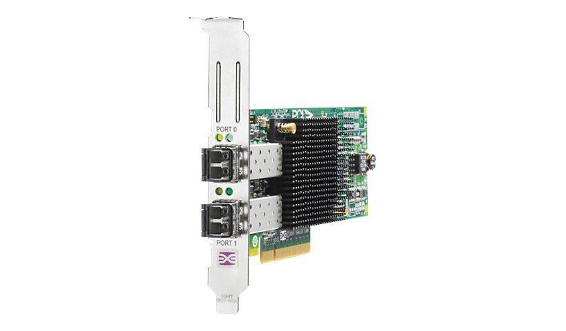 HPE 82E - Adaptateur de bus hôte - PCIe 2.0 x4 / PCIe x8 - 8Gb Fibre Channel x 2