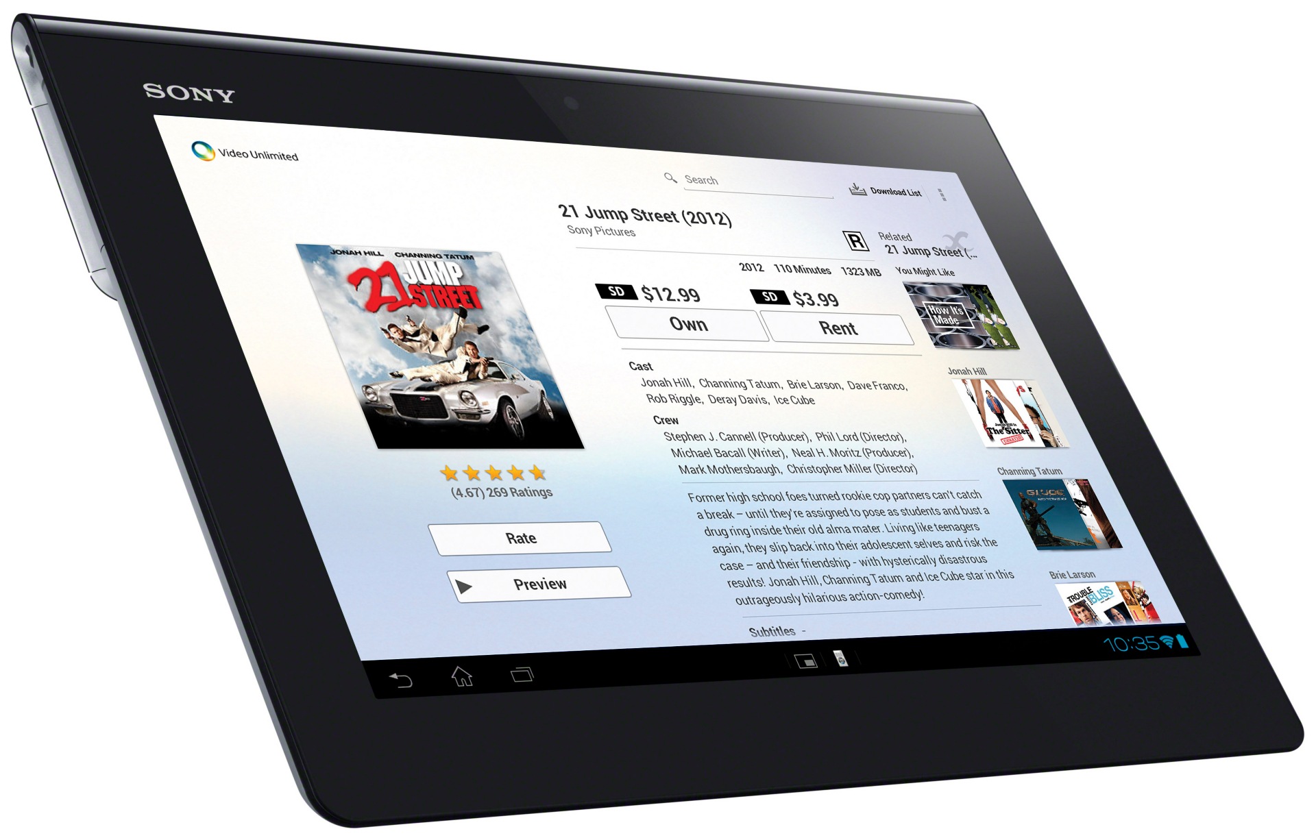 Sony Xperia Tablet S SGPT121US/S - tablet - Android 4.0 - 16 GB - 9.4"