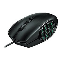 Logitech Gaming Mouse G600 MMO - mouse - USB - black