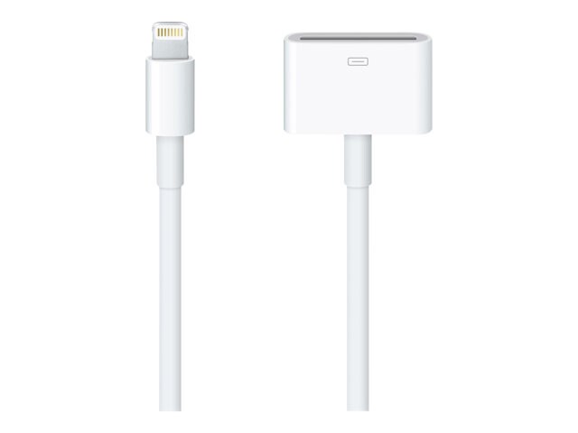 Apple Lightning to 30-pin Adapter - iPad / iPhone / iPod charging / data adapter - 7.9 in