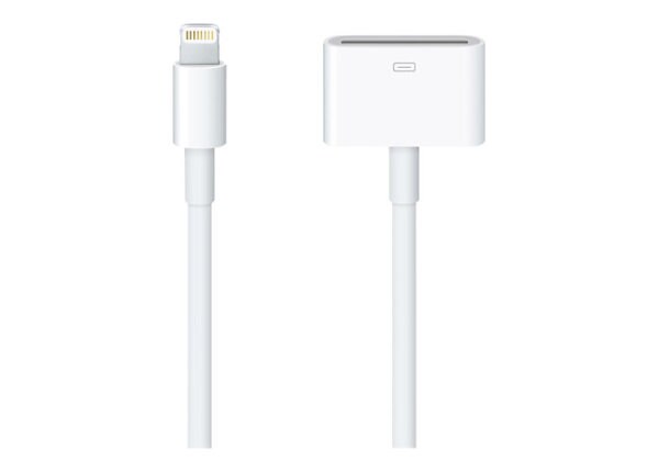 Apple Lightning to 30-pin Adapter - iPad / iPhone / iPod charging / data adapter - 7.9 in