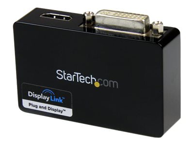 StarTech.com USB 3.0 to HDMI/DVI Adapter, 2 Monitor External Graphics Card