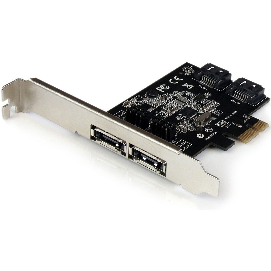 StarTech.com 2 Port PCIe / PCI Express SATA III 6Gbps eSATA Controller Card