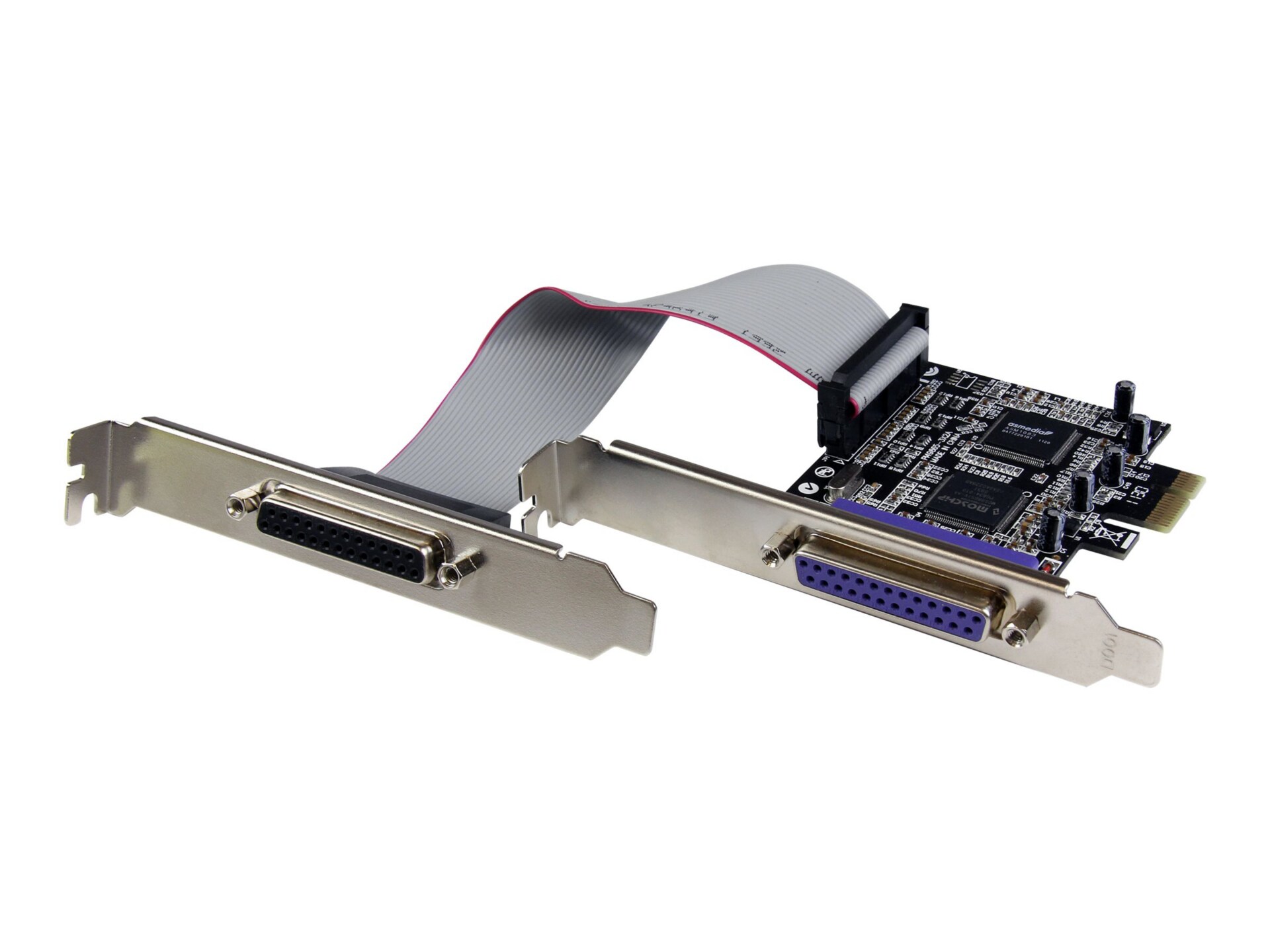 StarTech.com 2 Port PCI Express / PCI-e Parallel Adapter Card w/ LP Bracket