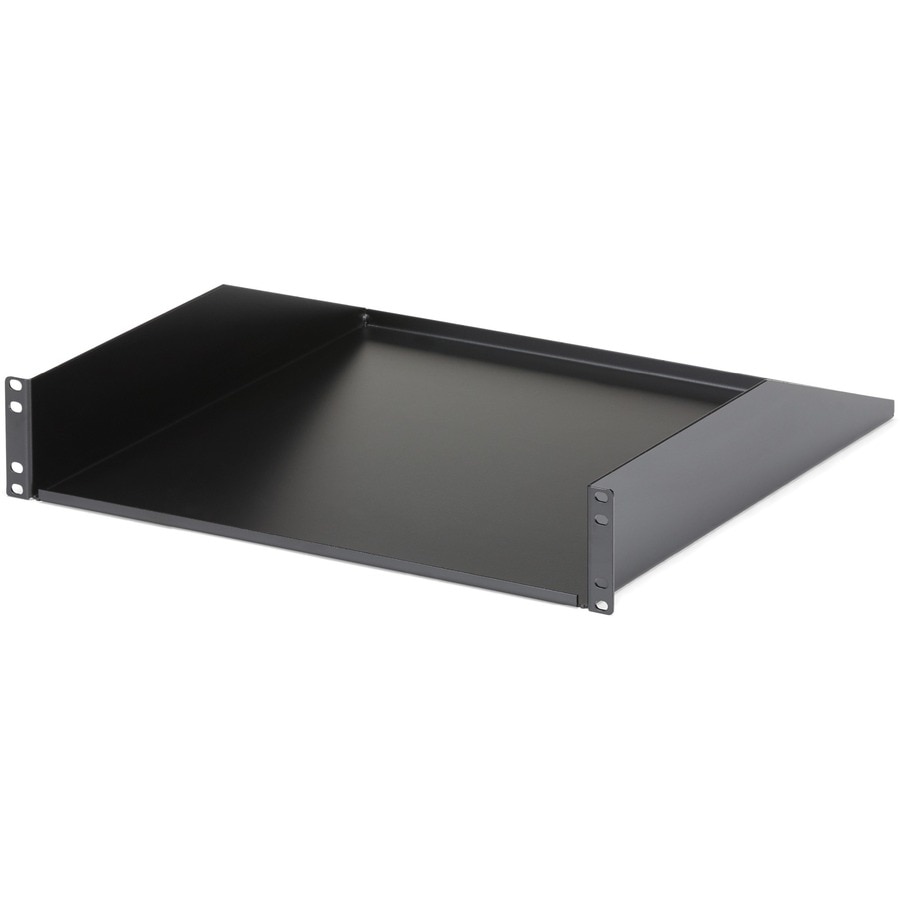 StarTech.com 2U Server Rack Cabinet Shelf - Fixed 18" Deep Cantilever Rackmount Tray for 19" Data/AV/Network Enclosure -